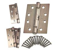 Door Hinge 4" / 102mm Antique Bronze Ball Bearing Washer CE Grade 11 for Fire Door 2 Pair