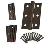 Door Hinge 4" / 102mm Dark Bronze Ball Bearing Washer CE Grade 11 for Fire Door 2 Pair