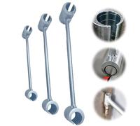 Door Hinge Adjustment Tool, 2024 Upgrade Hinges Gap Adjusting Wrench,Premium Hinge Doctor for Round Bolt Standard Gauge Heavy Duty Door Hinge Adjustment Tool (Small)