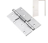 Door Hinge - Automatic Stainless Steel Door Closer Spring Door Hinge for Bedroom Interior Wardrobe Doors | Room Access, Elele Panel Door