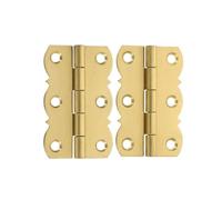 Door Hinge Door Hardware 2pcs Hinges Brass Thick Bearings Smooth Quiet Bookshelf Cabinet