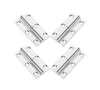 Door Hinge Door Hardware 4pcs Stainless Steel Left Handed Heavy Duty Detachable Lift Off Hinges for Doors Windows Furniture