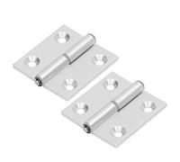 Door Hinge Folding Flip Aluminum, Thickened Design, 2 Pcs with Resin Bushing - High Strength, Durable Hardware for Cabinet and Window Use