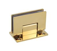 Door Hinge, Golden Hinge, Wall-Mounted 304 Stainless Steel for Bathroom Glass Door