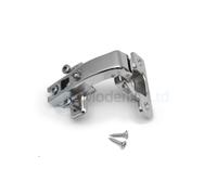 GTV 35mm Angular Standard 90 Degree ZE Hinge, Steel, Zinc Plated, Gray, Classic