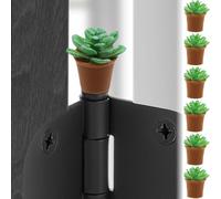 Door Hinge Heads Decorative Topper - Succulent Hinge Head Magnet Set of 6 - Potted Plant Door Hinge Head Home Decoration