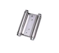 Door Hinge,Hinge, 4/3" Stainless Steel Double Action Spring Hinge Adjustable Tension Saloon Cafe Door Swing Hings Door Tool(3 in)