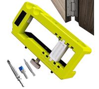 Door Hinge Jig, Adjustable Template Router, Precision Door Latch Installation Kit, Chiseling Hinge Mortiser, Scoring Power Tool for Lock, 7.87 x 5.12 x 1.97 inches