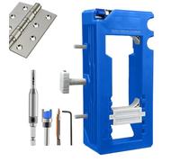 Door Hinge Jig | Door Hinge Router Template | Adjustable Heavy Duty Jig for 3 to 5 Inch Length Residential Shower Exterior Woodworking Interior Cabinet