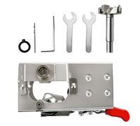 Door Hinge Jig Heavy Duty Precision Metal Double-Clamp