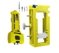 Door Hinge Jig - High Precision Latch Cutting Tool, Adjustable Template Kit for Hinges | Professional Woodworking Jig for Carpenters, Door Frame Mortising Tool, Accurate Install Guide