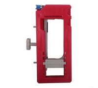 Door Hinge Jig Kit with Router Bit for Precision Mortising, Adjustable Template for Square and Rounded Corners, Professional Installation Tool Set for Various