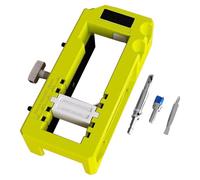 Door Hinge Jig, Template Hinge Jig Router Entryway Latch Installation Kit, Chiseling Joint Mortiser Adjustable Scoring Power Tool for Entry & Lock, 7.87x5.12x1.97 Inches