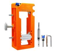 Door Hinge Jigs, Hinge Mortiser, 7.87x3.5x2.16 Inches Adjustable Precise Mortise Jig for Doors, Interior, Exterior, Residential Woodworking, Shower, Garage, and Living Room
