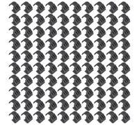 Door Hinge Opening Restrictor Clip 86 Degree Limit Stop, Clip-Fit ABS Part for Concealed Cabinet Hardware, 100 Count Black Maintenance Set Concealed Hinge Limiter Door Opening Stop Insert
