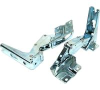 DOOR HINGE PAIR FOR BUILT IN INTEGRATED REFRIGERATION APPLIANCES COMPATIBLE WITH BOSCH NEFF