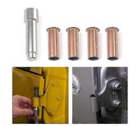 Door Hinge Repair Kit Compatible with Jeep Wrangler JKU 07-18 2 Door 8Pcs + Mounting Pin