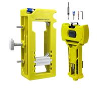 Door Hinge Router Jig, Door Hinge and Latch Installation Kit, Multifunctional Installation Tool for Latch, Portable and Wear Resistant, Fits for Home Maintenance
