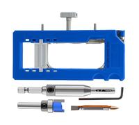 Door Hinge Router Jig - Door Hinge Router Template | Adjustable Mortise Jig for 3 to 5 Inch Length Cabinet Shower Garage Exterior Interior