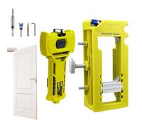 Door Hinge Router Jig | Latch Cutting Installation Kit | Door Hinge Jig and Template Installation Kit with Adjustable Lengths