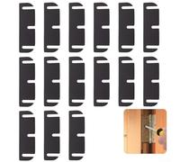 Door Hinge Shims, 15 Pack 3. Inch PVC Hinge Spacers for Interior Door Alignment, Trimmable Design for Filling and Draft Blocking in Home Renovation