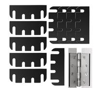 Door Hinge Spacers, Pack of 10 Interior Door Hinge Filling Spacers - Alignment Seals for Cupboard Garage Furniture Storage Units Home Office Kitchen Bathroom Bedroom