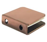 Door Hinge Stainless Steel 304 Rose Gold Glass Fixed Clip Bathroom Code Corner Partition Shower Room Link Easy to Instal(0° retaining Clips)
