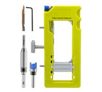 Door Hinge Template - Door Hinge Installation Kit | Adjustable Precise Mortise Jig for 3 to 5 Inch Length Interior Exterior Residential Woodworking Shower Garage