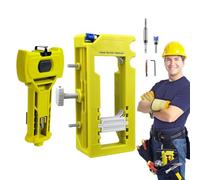 Door Hinge Template - Latch Installation Kit for Carpenter,Multifunctional Hinge Installation Kit Router Template Fits Most Doors