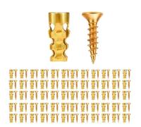 Door Hinge Thread Repair Screw Set, Serrated Four-way Expansion Bolts, 14x6 | Serrated Four-way Repair Kit For Wood Brick Wall Panel Cabinet Bathroom Home Dorm