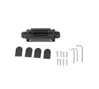 Door Hinges Adjustable 180 Degrees Opening Angle 3D Folding Hinge with Hex Wrench Screws for Wooden 40kgBlack