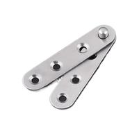 Door Hinges Door Shaft Stainless Steel Chicken Mouth Hinges Upper And Lower Hinges Heaven And Earth Shaft 180 Degrees Rotation One Word Hing Easy Installation(100mm)