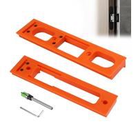 Door Hinges Hydraulic 3D Buffer Hinge Tool for Door Installation Plastic Slotting Tool with 90 Degree Automatic Closing Mechanism, Concealed Invisible