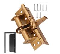 Door Hinges,Interior Door Hinges - Automatic Door Closer Hinges | Closer Door Hinges 4 Inch Adjustable Spring Hinges Heavy Duty for Interior Doors of Approx