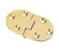 Door Hinges Stainless Steel Hinges 4Pcs Thick Brass 3 Hole Flat Hinge Furniture Cabinet Door Hinge 65 * 38 * 4Mm