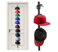 Door Holder Loop for Caps - Safe Against Falling Off on Both Sides - Over the Door Cap Storage Shelf | For Cupboard Wall Bedroom Living Room Garage Apartment Dorm Office