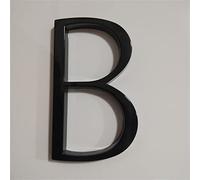 Door House Street Number, 127 Mm Number Letters AB Big Modern Door Alphabet 5 Inch Black(B)