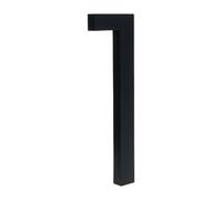 Door House Street Number, 4/6 inch Big Black Sign ModernBuilding Signage Outdoor Addressed(1,15cm)