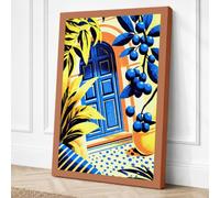 Door in Paradise Tropical Canvas Wall Art Print 30x20 Inch | Ready to Hang, Gallery Wrapped, Fade-Resistant Inks, Securely Packaged, UK Made