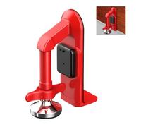 Door Jammer, Portable Door Lock Brace for Home Security and Personal Protection, Red
