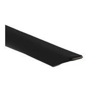 Door Joint Fit Flooring Seam Edge Trim, Protective Floor Mat Flat Button Strip for Home Threshold Carpet 1pc(Black)