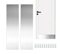 Door Kick Plate - Stainless Steel Kickplate, Interior and Exterior Doors, Front or Back Door, Door Kick Plate, Commercial Appearance Give Scratch Protection, Avoid Door When You Step
