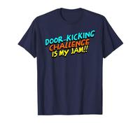 Door-Kicking Challenge Viral Social Media Meme Gen Z Funny T-Shirt