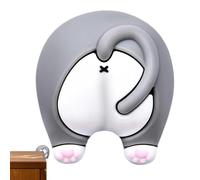 Door Knob Bumper, Door Stop Wall Protector - 3X Cartoon Door Handle Bumper Wall Protector | Learning, Reading, Noise Reduction, Door Bumper, Wall Protector for Toilet, Study