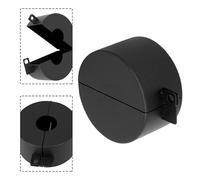 Door Knob Lock Out Device Stainless Steel Black Cover Without Key for Handles Faucets Valves Security Privacy Protection Easy Install