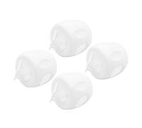 Door Knob Locks 4 Pieces Locks Cover for Doors Handle Covers Home Child Safety Toddler Door Knob Round Office Kids Bumper Lock Baby Bedroom Safe Wall