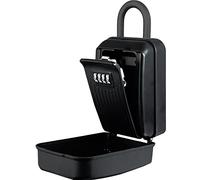 Door Knob Mounted Key Storage Security Lock Box,4 Digit Combination Lock Box,Hanging Key Safe Box for Indoor&Outdoor,to Share and Secure Keys for Home,Office,Garage etc[Internal Size:9.8*7.8*4.0cm]