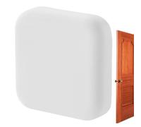 Door Knob Protector - 1.65x1.65x0.47in Wall Guard, Quiet Silencer Cushion, Self Adhesive Surfacee Shield | Essentiall Home Maintenance Accessory for Preventing Damage from Repeated Door Impactts