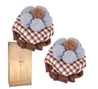 Door Knob Protector Cover - Door Knob Gloves, Fabric Flower | 2 Pack Non-Slip Door Knob Protectors for Kids Cupboards and Drawers Decorative for You