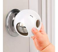 Door Knob Safety Cover for Kids (4 Pack) New Shape & Structure Design Child Door Knob Covers Prevent Children from Opening Doors Baby Safety Door Knob Locks Fit Most Knobs